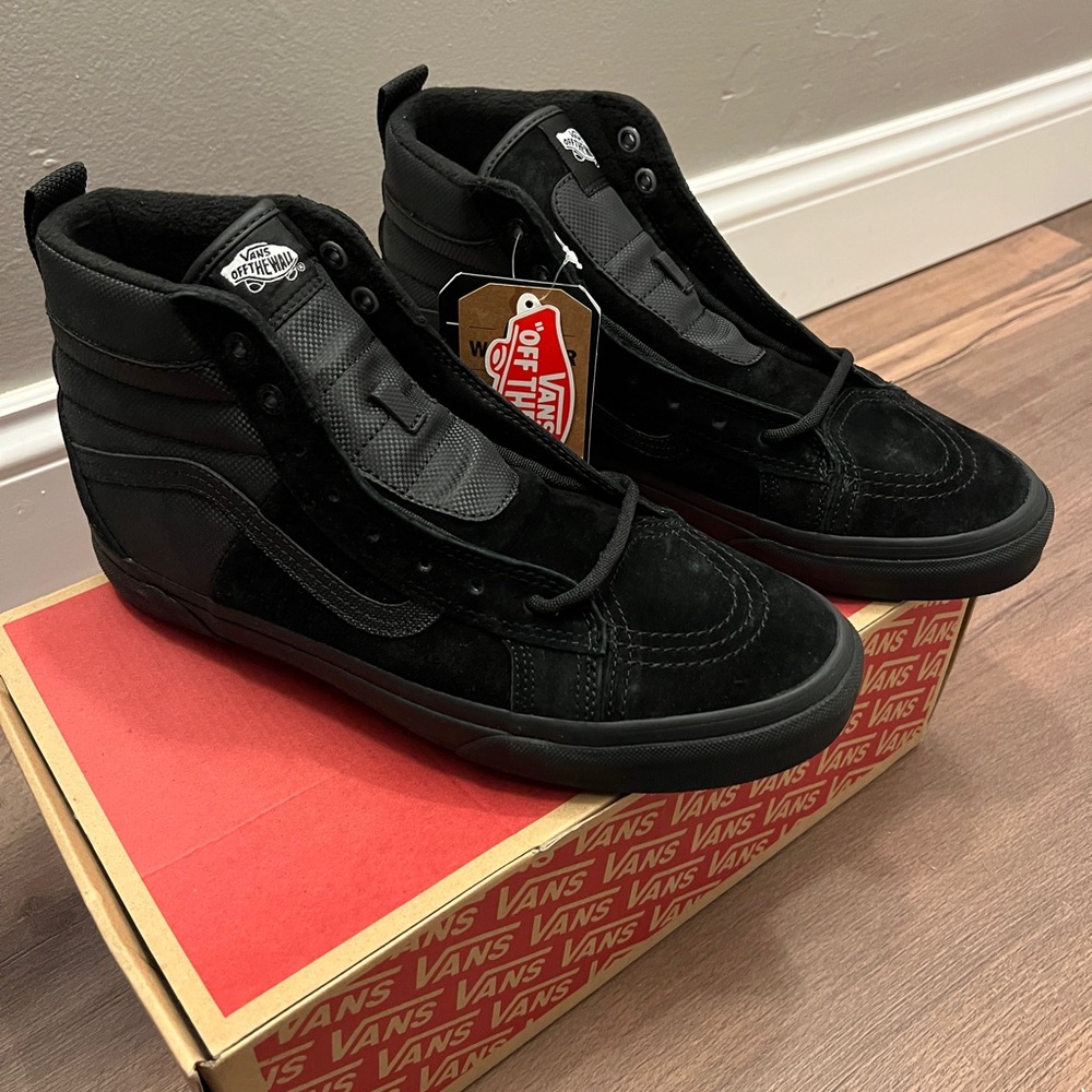 The North Face x VANS Black High-Top Sneakers